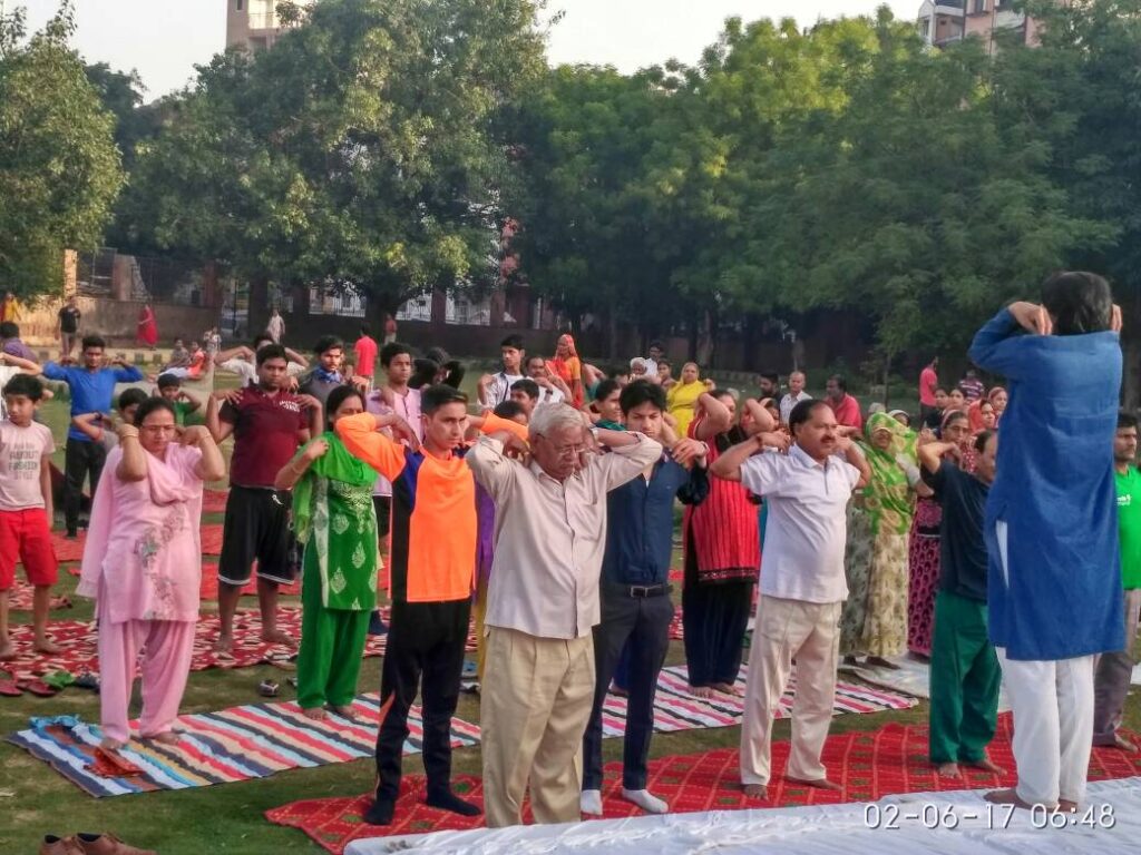 Yoga Day Celebration by Helping Hand Secular Foundation