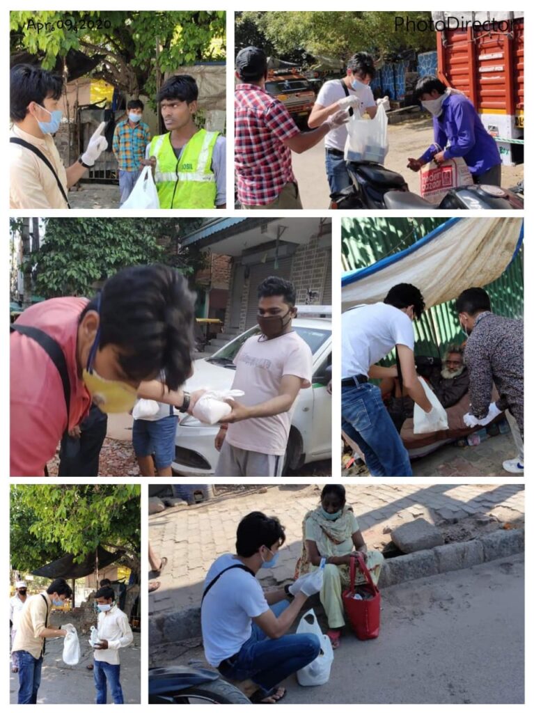 Ration Distribution by Helping Hand Secular Foundation During COVID-19 Pandemic